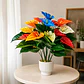 Arreglo Floral Anturios Artificiales Decorativo Premium - Miniatura 1