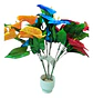 Arreglo Floral Anturios Artificiales Decorativo Premium - Miniatura 2