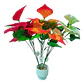 Arreglo Floral Anturios Artificiales Decorativo Premium - Miniatura 3