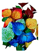 Arreglo Floral Anturios Artificiales Decorativo Premium - Miniatura 4