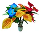 Arreglo Floral Anturios Artificiales Decorativo Premium - Miniatura 6
