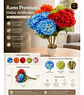 Ramo De Flores Artificiales Dalias Realistas Decoración - Miniatura 4