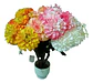Ramo De Flores Artificiales Dalias Realistas Decoración - Miniatura 6