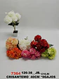 Ramo De Flores Artificiales Dalias Realistas Decoración - Miniatura 7