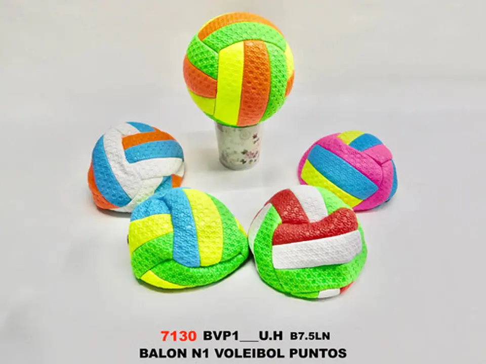 Pelota De Voleibol En Espuma Alta Densidad Multicolor 7