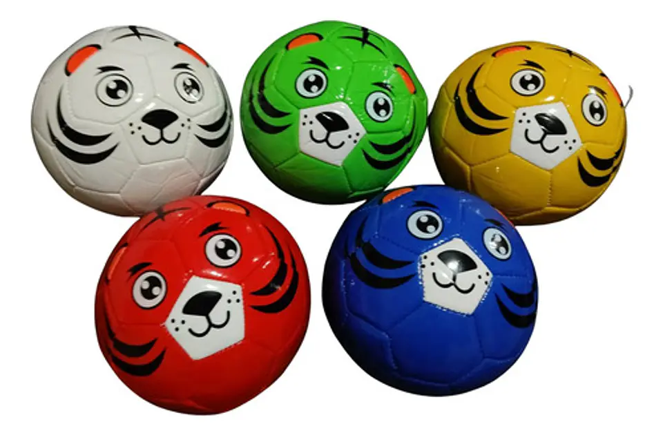 Pelota De Fútbol Infantil Diseño Tigre Para Niños Premium 1