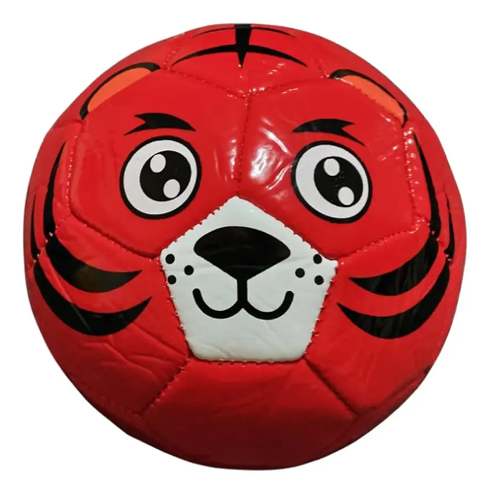 Pelota De Fútbol Infantil Diseño Tigre Para Niños Premium 2
