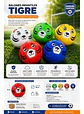 Pelota De Fútbol Infantil Diseño Tigre Para Niños Premium - Miniatura 4