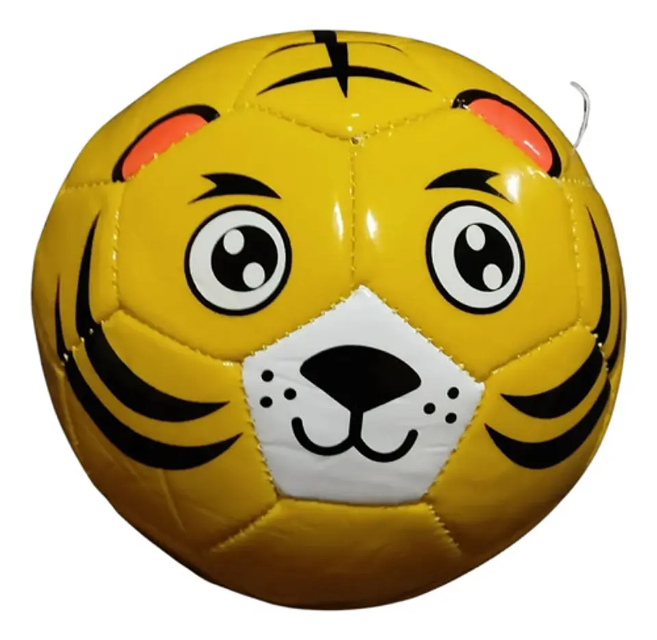 Pelota De Fútbol Infantil Diseño Tigre Para Niños Premium 5