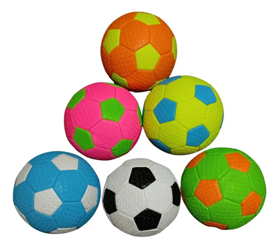 Pelotas De Fútbol Foam Multicolor  Suaves, Livianas 1