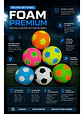 Pelotas De Fútbol Foam Multicolor  Suaves, Livianas - Miniatura 4