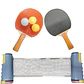 Set De Tenis De Mesa Portátil Rojo Con 2 Paletas Y 3 Pelotas - Miniatura 1