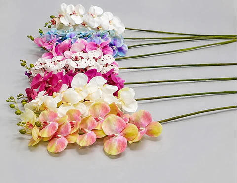 Orquídea Decorativa Artificial Premium Para Arreglos Flor