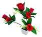 Arreglo Floral De Rosas Rojas Artificiales Para Decorar - Miniatura 5