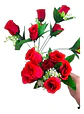 Arreglo Floral De Rosas Rojas Artificiales Para Decorar - Miniatura 6