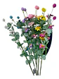 Adorno Floral Elegante Con Bolas Fomi Para Decoración Hogar - Miniatura 3