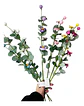 Adorno Floral Elegante Con Bolas Fomi Para Decoración Hogar - Miniatura 4