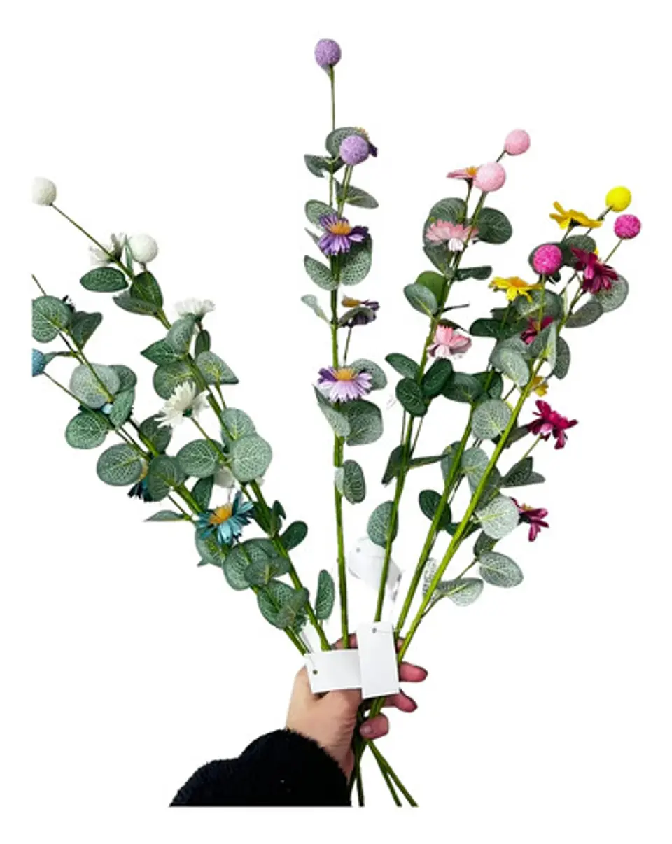 Adorno Floral Elegante Con Bolas Fomi Para Decoración Hogar 4