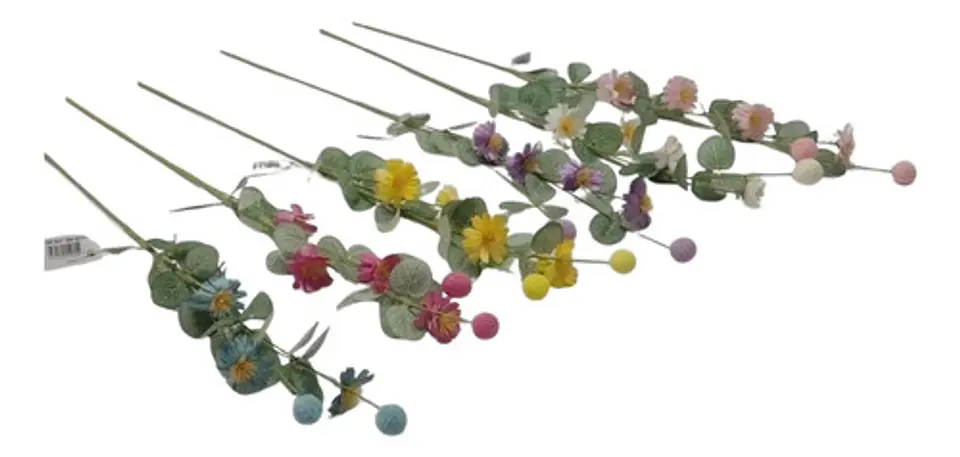 Adorno Floral Elegante Con Bolas Fomi Para Decoración Hogar 6