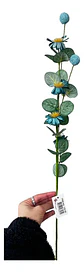 Adorno Floral Elegante Con Bolas Fomi Para Decoración Hogar - Miniatura 8