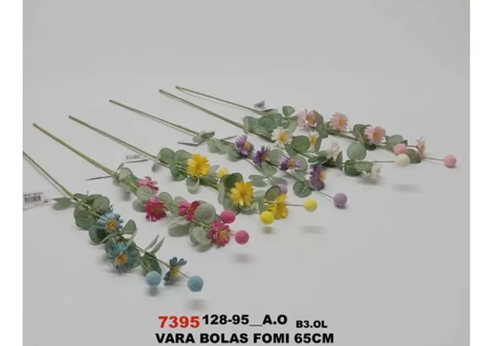 Adorno Floral Elegante Con Bolas Fomi Para Decoración Hogar 9