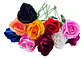 Rosa Decorativa Artificial Para Arreglos Florales Interiores - Miniatura 3