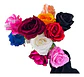 Rosa Decorativa Artificial Para Arreglos Florales Interiores - Miniatura 5