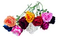 Rosa Decorativa Artificial Para Arreglos Florales Interiores - Miniatura 7