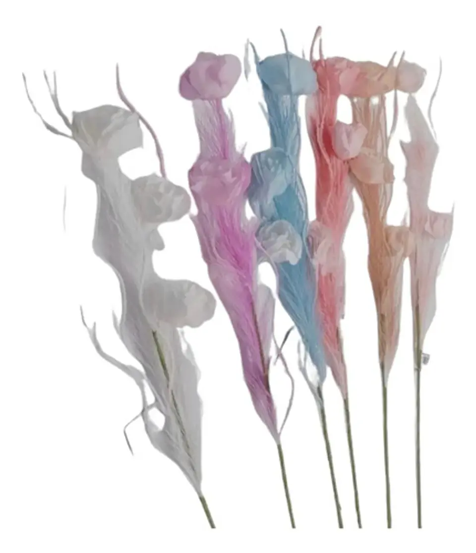 Rosa Artificial Decorativa 65 Cm Fomi Colores Pastel Hogares 5