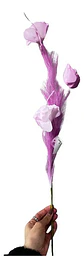 Rosa Artificial Decorativa 65 Cm Fomi Colores Pastel Hogares - Miniatura 6