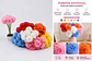 Pompón Artificial Multicolor 29 Cm Flores Para Decoración - Miniatura 2