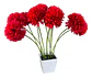 Pompón Artificial Multicolor 29 Cm Flores Para Decoración - Miniatura 5