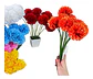 Pompón Artificial Multicolor 29 Cm Flores Para Decoración - Miniatura 8