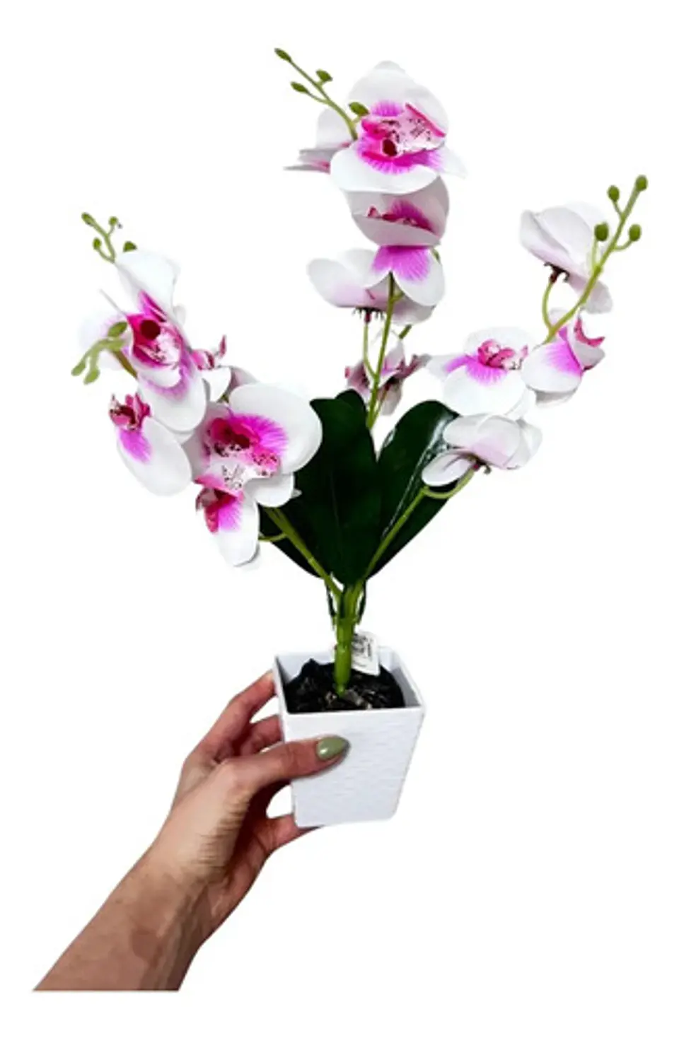 Orquídea Artificial Elegante Para Arreglos Florales Decorado 3