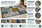 Alfombra Decorativa Moderna Diseño Geométrico Para Sala - Miniatura 2