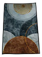 Alfombra Decorativa Moderna Diseño Geométrico Para Sala - Miniatura 6