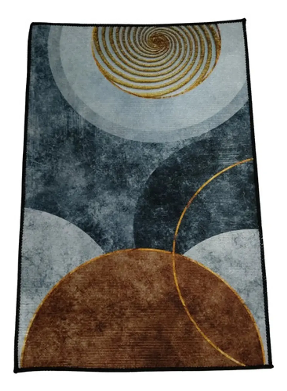 Alfombra Decorativa Moderna Diseño Geométrico Para Sala 6