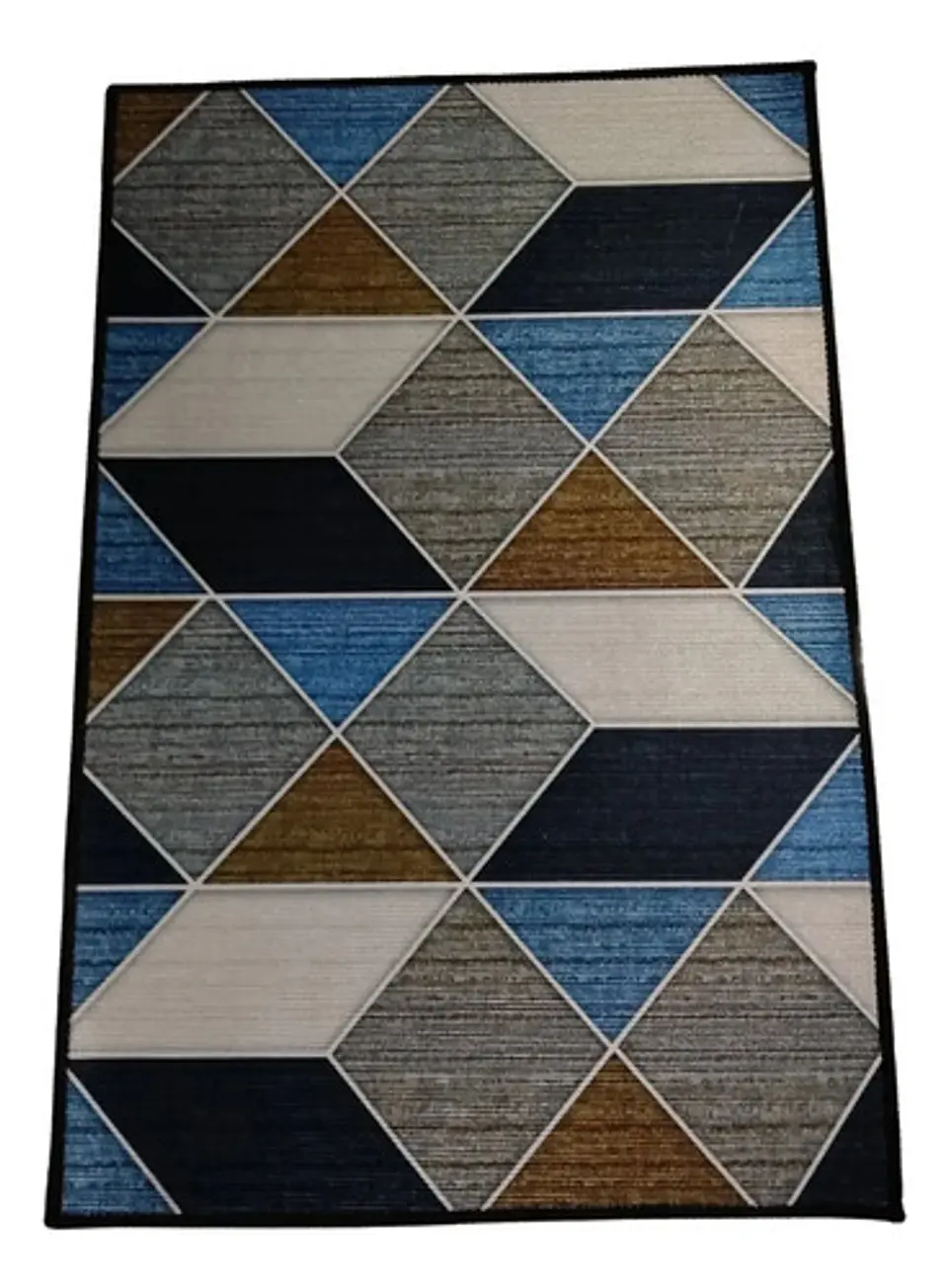 Alfombra Decorativa Moderna Diseño Geométrico Para Sala 8