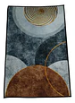 Alfombra Decorativa Moderna Diseño Geométrico Para Sala - Miniatura 9