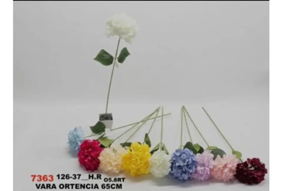 Rama De Hortensia Artificial Decorativa Para Hogar Y Eventos 8
