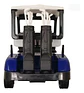 Carrito De Golf Miniatura Blanco Y Azul Coleccionable - Miniatura 4