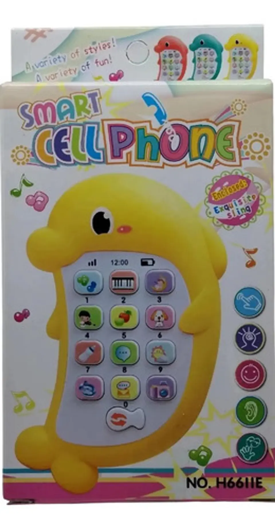 Celular Didáctico Infantil Juguete Educativo Interactivo 2