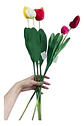 Flor Tulipán Artificial Multicolor Para Adornar Tus Espacios - Miniatura 6