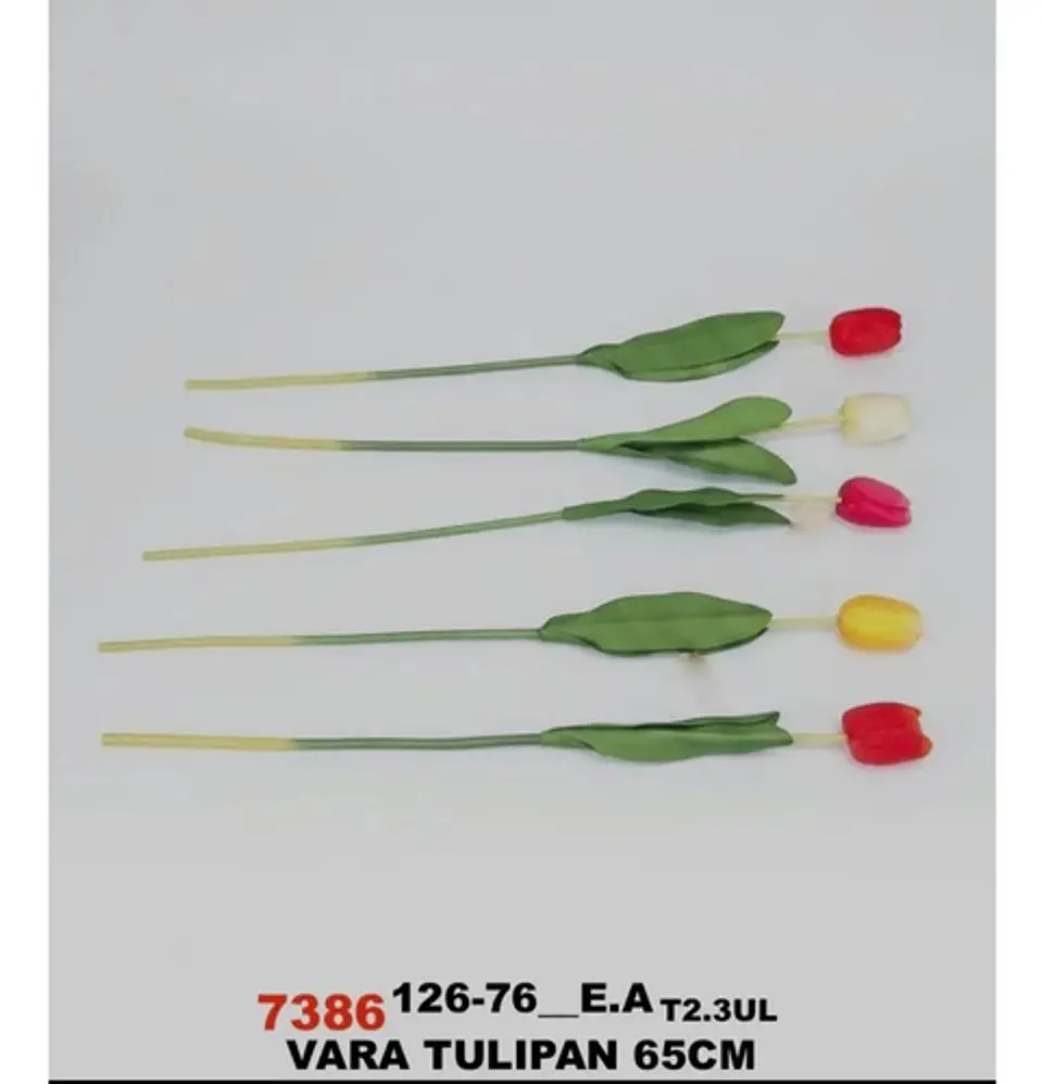 Flor Tulipán Artificial Multicolor Para Adornar Tus Espacios 8