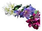 Lirio Artificial Decorativo De Colores Para Casa Y Oficina - Miniatura 3