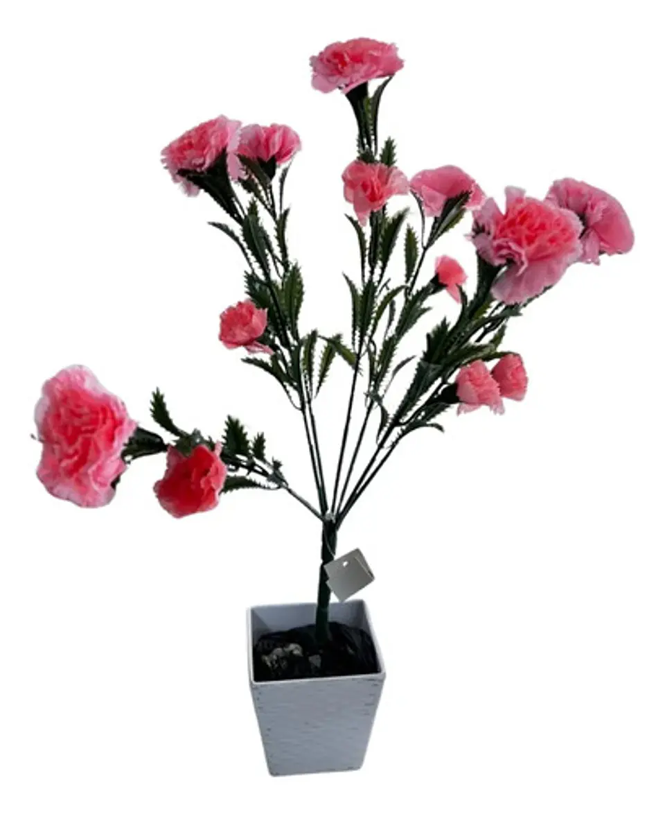 Flores De Clavel Artificial Para Decoración Hogar Y Eventos 4