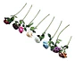 Flor Rosa Artificial Multicolor Para Decorar Tu Hogar Bonito - Miniatura 7