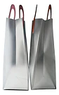 Bolso Transparente Mate Con Asas Resiste Reutilizable X 12 - Miniatura 1