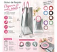 Bolso Transparente Mate Con Asas Resiste Reutilizable X 12 - Miniatura 4