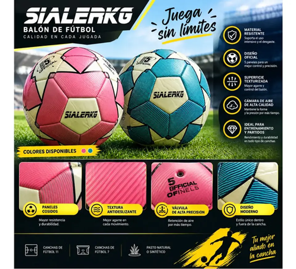 Balón De Fútbol Clásico Premium Para Niños Regalo Ideal 4